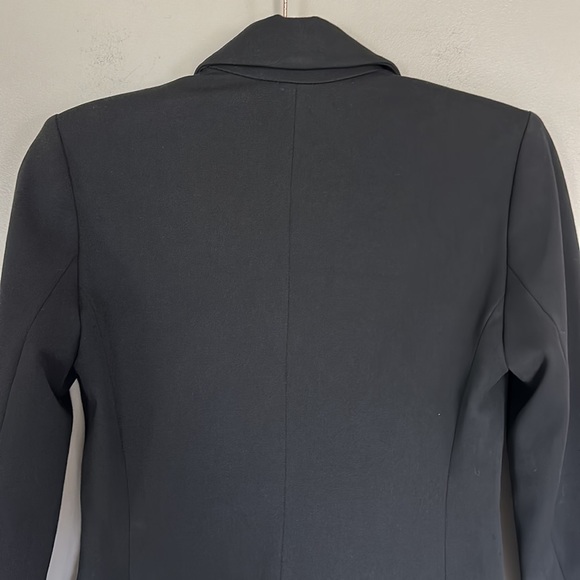 Express Notch Collar One Button Blazer - Black - 2 - Picture 6 of 13